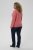 Kaffe Curve Jilanda V-Neck Pullover Red - Svetre & pleteniny - 