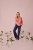 Kaffe Curve Jilanda V-Neck Pullover Red - Svetre & pleteniny - 