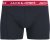 Jack & Jones Hector Solid Trunks 3-Pack Navy/Red/Grey - Boxerky - Boxerky 2XL-12XL
