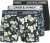 Jack & Jones Acray Flower Boxers 3-Pack Black/Navy - Spodná bielizeň - Spodné Prádlo 2XL-8XL