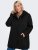 Only Carmakoma Sedona Light Coat Black - Zimné kabáty - 