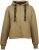 Nora Mikken GERTRUD Cropped Hoodie Camel - DÁMSKE OBLEČENIE XS-XXL - 