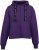 Nora Mikken GERTRUD Cropped Hoodie Purple - DÁMSKE OBLEČENIE XS-XXL - 