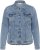 Kaffe Curve Vilana Denim Jacket Washed Blue - Džínsové bundy - 