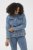 Kaffe Curve Vilana Denim Jacket Washed Blue - Džínsové bundy - 