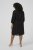 Kaffe Curve Dina Dress Black Deep - Midi šaty - 