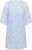 Kaffe Curve Lucy Dress Nantucket Breeze Blue - Midi šaty - 
