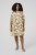 Kaffe Curve Marla Dress Oak Chalk Leaf - Midi šaty - 