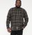 D555 Destin Checked Long Sleeve Shirt Black/Tan Check - Košele s dlhým rukávom - 