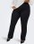 Only Carmakoma Pever Flared Pants Black - Nohavice - 