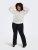 Only Carmakoma Pever Flared Pants Black - Nohavice - 