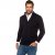 JP1880 Cardigan Knitted with Zipper Navy - Mikiny & Mikiny bez kapucne - Mikiny & Mikiny s Kapucňou 2XL-12XL