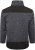 Kam jeans KV133 Twisted Marl Fleece Jacket Black - Bundy - Bundy Nadmerné Veľkosti 2XL-8XL