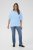 Kaffe Curve Minia Pullover Powder Blue Melange - Pletené svetre - 