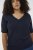 Kaffe Curve Leani Knitted Pullover Midnight Marine - Pletené svetre - 