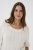 Kaffe Curve Lotia Pullover Chalk - Pletené svetre - 