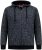 Duke Fareham Bonded Sherpa Lining Knitted Hoodie Grey - Mikiny & mikiny bez kapucne - Mikiny & Mikiny s Kapucňou 2XL-12XL