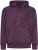 Kam Jeans 7082 Garment DYE with Zipper Hoodie Purple - Mikiny & mikiny bez kapucne - Mikiny & Mikiny s Kapucňou 2XL-12XL