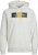 Jack & Jones Codyy Hoodie White - Mikiny & mikiny bez kapucne - Mikiny & Mikiny s Kapucňou 2XL-12XL