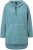 Ulla Popken Teddy Fleece Hooded Zip Neck Sweatshirt Ice Green - Mikiny & mikiny bez kapucne - 