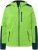 Ulla Popken Contrast Inserts Sweater Knit Hoodie Light Green - Mikiny & mikiny bez kapucne - 