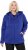 Ulla Popken Sweater Knit Fleece Hoodie Capri Blue - Mikiny & mikiny bez kapucne - 