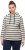 Ulla Popken Stripe Print Loungewear Hoodie Chalk - Mikiny & mikiny bez kapucne - 