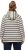 Ulla Popken Stripe Print Loungewear Hoodie Chalk - Mikiny & mikiny bez kapucne - 