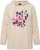 Ulla Popken REBEL LOVE Long Sleeve Graphic Hoodie Vanilla - Mikiny & mikiny bez kapucne - 