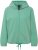 Ulla Popken Drawstring Hem Two-Tone Knit Hoodie Emerald Green - Mikiny & mikiny bez kapucne - 