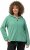 Ulla Popken Drawstring Hem Two-Tone Knit Hoodie Emerald Green - Mikiny & mikiny bez kapucne - 