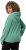 Ulla Popken Drawstring Hem Two-Tone Knit Hoodie Emerald Green - Mikiny & mikiny bez kapucne - 