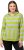 Ulla Popken Mixed Stripe Long Sleeve Hoodie Apple Green - Mikiny & mikiny bez kapucne - 