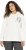 Ulla Popken Face Graphic Long Sleeve Hoodie Off-White - Mikiny & mikiny bez kapucne - 
