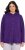Ulla Popken Cable Knit Long Sleeve Hoodie Deep Violet - Mikiny & mikiny bez kapucne - 