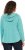 Ulla Popken Open Edged Long Sleeve V-Neck Hoodie Mint Green - Mikiny & mikiny bez kapucne - 