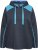 Ulla Popken Waffle Pique Contrast Color Hoodie Navy - Mikiny & mikiny bez kapucne - 