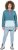 Ulla Popken Floral Detail Fleece Hoodie Ice Green - Mikiny & mikiny bez kapucne - 
