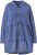 Ulla Popken Tiered Flounce Panel Zip Up Hoodie Atlantic Blue - Mikiny & mikiny bez kapucne - 