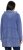 Ulla Popken Tiered Flounce Panel Zip Up Hoodie Atlantic Blue - Mikiny & mikiny bez kapucne - 