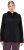 Ulla Popken Fleece Sweatshirt Hoodie Black - Mikiny & mikiny bez kapucne - 