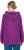 Ulla Popken Fleece Sweatshirt Hoodie Aubergine - Mikiny & mikiny bez kapucne - 