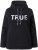 Ulla Popken TRUE Lettering Hoodie Black - Mikiny & mikiny bez kapucne - 