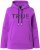 Ulla Popken TRUE Lettering Hoodie Neon Red - Mikiny & mikiny bez kapucne - 