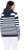 Ulla Popken Oversized Striped Long Sleeve Hoodie Ink Blue - Mikiny & mikiny bez kapucne - 