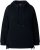 Ulla Popken Decorative Lace-Up Hoodie Black - Mikiny & mikiny bez kapucne - 