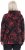 Ulla Popken Fleece Flower Print Zip-Up Hoodie Black - Mikiny & mikiny bez kapucne - 