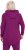 Ulla Popken Contrast Piping Zip-Up Hoodie Pink Berry - Mikiny & mikiny bez kapucne - 