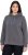 Ulla Popken Relaxed Fit Long Sleeve Hoodie Graphite Grey - Mikiny & mikiny bez kapucne - 