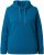 Ulla Popken Relaxed Fit Long Sleeve Hoodie Cerulean - Mikiny & mikiny bez kapucne - 